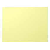 Bloc-note couleur jaune canard (Devant)