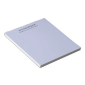 Bloc-note Couleur lilas professionnelle design moderne minim (Incliné)