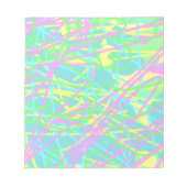 Bloc-note Couleur Mes rêves Scribble Motif Artsy Expressif (Devant)