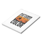 Bloc-note Couleur préférée d'automne Halloween Citrouille Ve (Tourné)