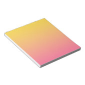 Bloc-note Couleur Rose Jaune (Incliné)