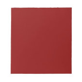 Bloc-note Couleur rouge foncé (Devant)