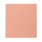 Bloc-note couleur saumon foncé (Devant)