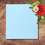 Bloc-note Couleur solide bleu glace | Classique | Élégant<br><div class="desc">Couleur solide bleu glace | Classique | Élégant | tendance | Style | Cadeau</div>