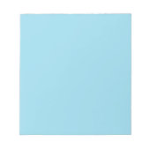 Bloc-note Couleur solide bleu pastel (Devant)