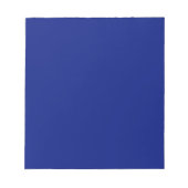 Bloc-note Couleur solide bleu profond classique (Devant)