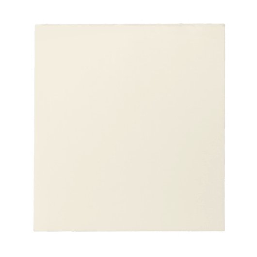 Bloc-note Couleur solide Eggshell (Devant)