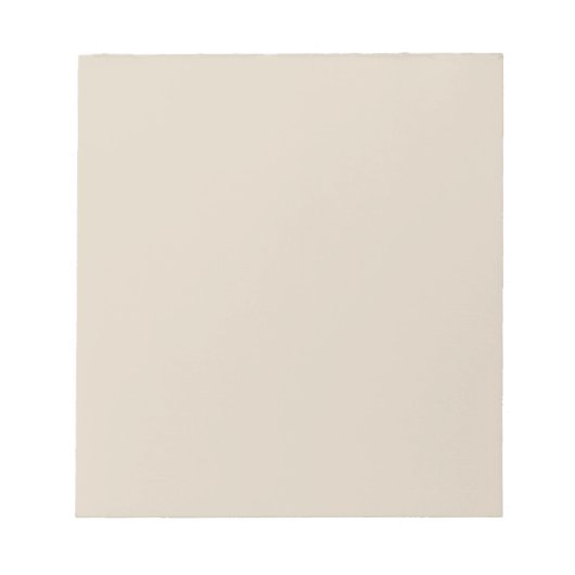 Bloc-note Couleur solide en lin naturel (Devant)