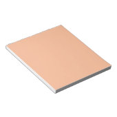 Bloc-note Couleur solide Fuzz Peach (Incliné)