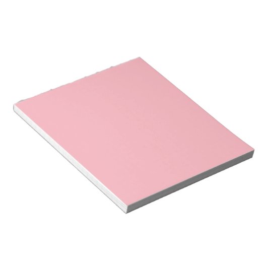 Bloc-note Couleur solide rose clair (Incliné)