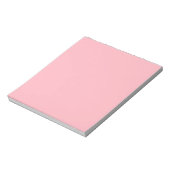 Bloc-note Couleur solide rose clair (Tourné)