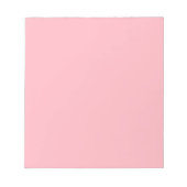 Bloc-note Couleur solide rose clair (Devant)