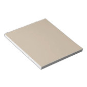 Bloc-note Couleur solide vanille foncée (Incliné)