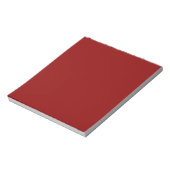 Bloc-note Couleur solide Velours rouge | Classique | Élégant (Tourné)