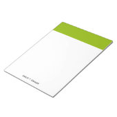 Bloc-note Couleur solide : Vert pomme (Incliné)