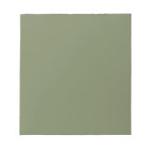 Bloc-note Couleur solide verte Sage (Devant)