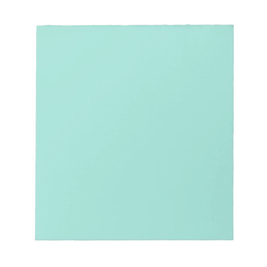 Bloc-note Couleur uni bleu clair pour l'oeuf Robin (Devant)