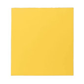 Bloc-note Couleur uni jaune soleil (Devant)