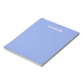 Bloc-note Couleur unie Pervenche (Tourné)