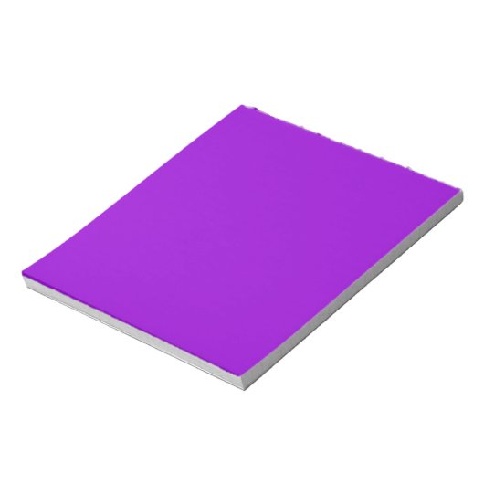 Bloc-note couleur violet foncé (Tourné)