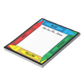 Bloc-note Couleurs Crayon (Tourné)