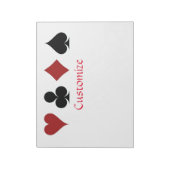 Bloc-note Couleurs de cartes à jouer Thunder_Cove (Tourné)