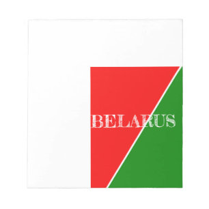 Bloc-note Couleurs du drapeau national biélorusse