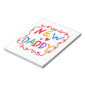 Bloc-note Couleurs primaires Nouveaux cadeaux papa (Tourné)