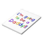 Bloc-note Couleurs primaires vont être Daddy Dons (Tourné)