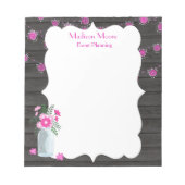 Bloc-note Country Chic Light Strings Planificateur d'événeme (Devant)