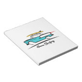 Bloc-note Coupe Chevy Hardtop 1955 Gone Surfing (Incliné)
