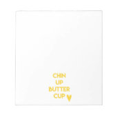 Bloc-note Coupe de beurre | Motivation amusante (Devant)