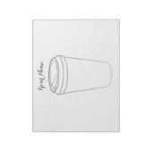 Bloc-note Coupe de café (Papier to-Go) (Tourné)