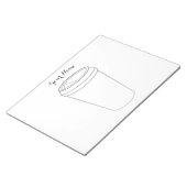 Bloc-note Coupe de café (Papier to-Go) (Incliné)