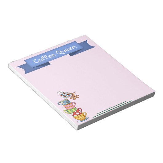 Bloc-note Coupes de café mignonnes (Incliné)