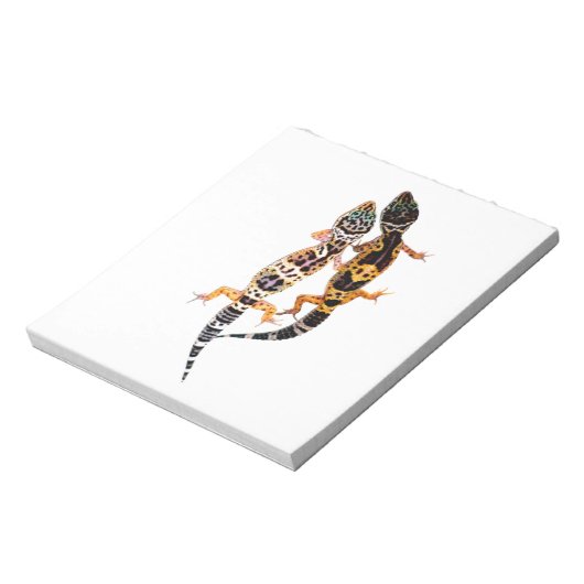 Bloc-note Couple de Leopardgecko (Tourné)