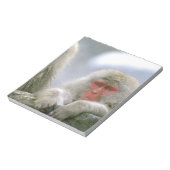 Bloc-note Couple de singe des neiges, Macaque japonais (Tourné)