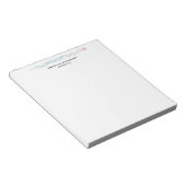 Bloc-note Courbes Abstraites modernes Style moderne tendance (Incliné)