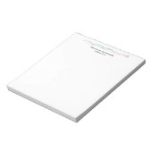 Bloc-note Courbes Abstraites modernes Style moderne tendance (Tourné)