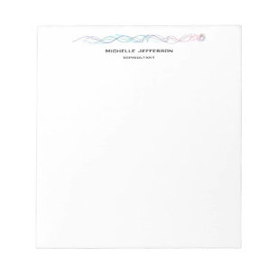 Bloc-note Courbes Abstraites modernes Style moderne tendance