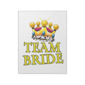Bloc-note Couronne de mariée Team Bride (Tourné)