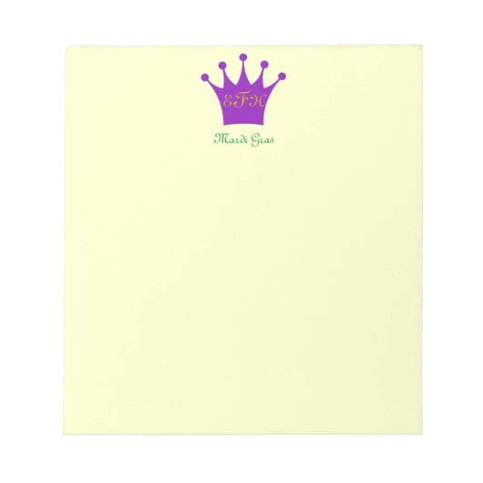 Bloc-note Couronne pourpre (Devant)