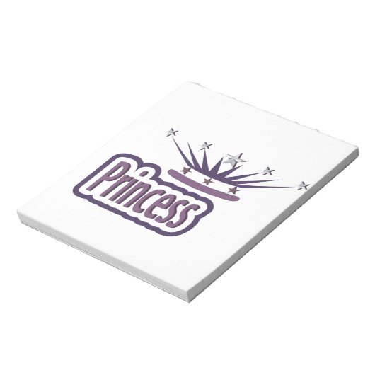 Bloc-note Couronne princière pourpre (Tourné)