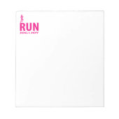 Bloc-note Course, jogging et joie (Devant)