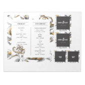 Bloc-note Couverture intérieure personnalisée - Itinéraire (Devant)