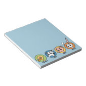 BLOC-NOTE COW COW PIG ET NOTEPAD RABBIT FUNNY DUCK (Incliné)