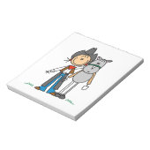 Bloc-note Cowgirl avec T-shirts et cadeaux de cheval (Tourné)