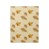 Bloc-note Cozy autumn maple leaves oak leaves (Tourné)