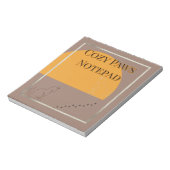 Bloc-note Cozy Paws Notepad (Tourné)