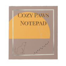 Cozy Paws Notepad